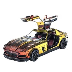 [알꿀밤-메탈퍼즐-자동차] 걸윙도어 SLS AMG-컬러, 1개