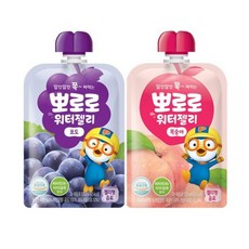 팔도 뽀로로 워터젤리 복숭아 120ml 64개 64개, 1개