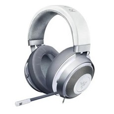 Razer KRAKEN PRO V2 헤드셋 컴퓨터 게임 음악 유선 PC MAC PS4 스위치 E-스포츠 이어폰용 마이크 포함, [01] WHITE