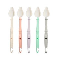 리에또 클린 롱 젖꼭지솔 텀블러 물병 젖병 세척솔, 5개, 롱 클린혼합 5P