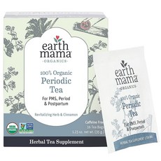 얼스마마 Earth Mama 피어리아딕 허브차 16티백 35.0g 4팩, 16개입, 35g, 4개