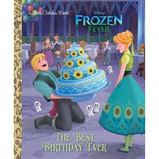 The Best Birthday Ever Frozen Little 골드en 북 하드cover