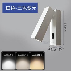 마이크로 핀자 집게조명 주방등 보조등, F_F_화이트 3색 조광
