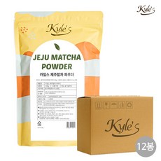 카일스 제주 말차 카페 파우더 500g 분말, 12개, 1개입