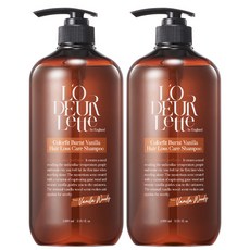 로더렛 컬러 핏 번트 바닐라 헤어 탈모 샴푸 1000ml, 2개, 1L