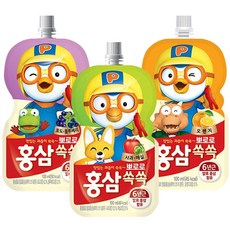 홍삼쏙쏙3종세트(사과매실100ml*10개+포도블루베리100ml*10개+오렌지100ml*10개), 100ml, 30개, 포도블루베리+사과매실+오렌지