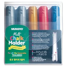 문교 멀티초크홀더 4색 5개입 MMCH-5