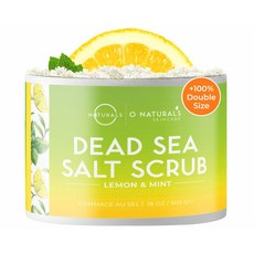 오내추럴 사해 소금 레몬 민트 바디 스크럽 500g, 1, 1