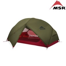 MSR 텐트 Hubba Hubba NX2 2인용 경량 백패킹, 그린