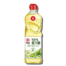 생선구이 식용유 요리용 국내산 콩식용유 백설 식용유 콩기름, 1개, 900ml