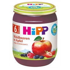 Hipp 이유식 포레스트 베리 인 애플 160g 6팩 6개월 이상 Fruits Forest berries in apples from the 6th, 6개