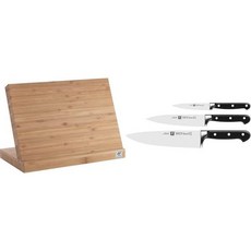 즈윌링 Zwilling 35046-110-0 나이프 블록 목재 세트 3-pcs 라딩 고기 셰프 특수 스테인리스 스틸/플라스틱 핸들 프로페셔널 S 칼, Bundle with Knife Set/ Profess, 1개