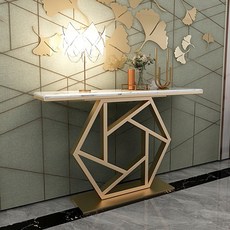 북유럽 좁고긴 콘솔 장식장 거실 테이블 콘솔장 복도, 골드 100 x 30 x 80