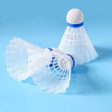 배드민턴연습용품 플레이 싱글 자동 휴대용 배드민턴 훈련기계 1인 자신 되돌아가는 연습용 매직기기, T07-6개 나일론 볼(옐로우화이트 랜덤)
