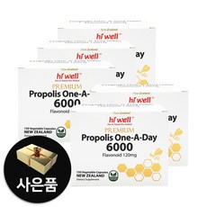 하이웰 프로폴리스 원어데이 6000mg 뉴질랜드프로폴리스 750캡슐, 1개, 750정