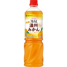 미쓰칸 업무용 프루티스 사과 식초 온슈 귤 1000ml(6배 농축 타입) 마시는, 1L