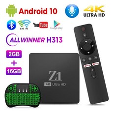 미디어박스 박스 4K 2.4G TV 10 5G 음성 안드로이드 더블 3D Z1 램 어시스, KR_03=2G16GG10S - 잘컴미디어박스