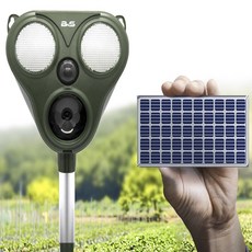 [TV홈쇼핑 정품] BNS 태양광 LED 야생동물 퇴치기 텃밭 멧돼지 고라니 야간 경고등