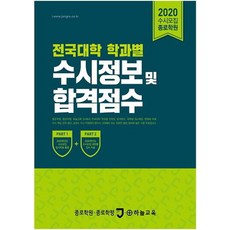 종로학원수시정보및합격점수