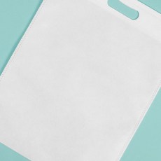 부직포 가방 40X50CM 화이트 40X50가방 부직포컬러가방 부직포가방40X50