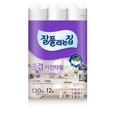 잘풀리는집 천연펄프 키친타올 130매, 40개