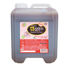 이슬나라 캡사이신 매운맛 소스 10kg, 1개