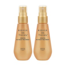 실크테라피 케라틴 노워시 트리트먼트 플러스 60ml 2개
