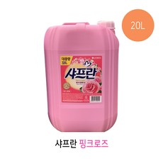 LG생활건강 샤프란 20L 섬유유연제 대용량 - 1통, 1개