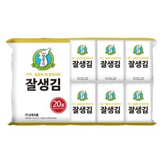 성경식품 지도표 성경김 잘생김, 4g, 20개 4g, 20개
