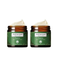 Antipodes 리조이스 라이트 페이셜 데이 크림 60ml Rejoice Facial Day Cream 2팩
