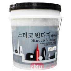 테라코 스타코 빈티지 벽면용 25kg, W100그레이, 1개