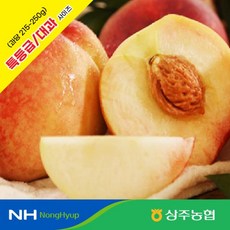 농협복숭아 [상주농협아삭한 백도 복숭아 3kg x 2박스 총 6kg (과당중량215g~250g), 1