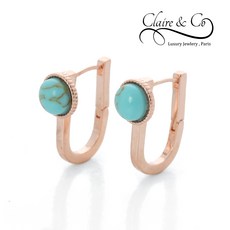 스와로브스키깃털귀걸이