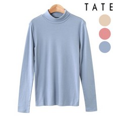 테이트 TATE 여성 베이직 하이넥 심플 티셔츠 3color KAAW9WKL010