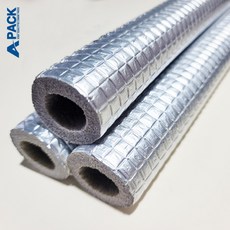 에이팩 파이프 배관 수도 동파방지 보온커버 단열재 보온재 25mm x 1m, 4개