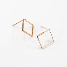 귀걸이재료마름모