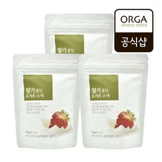 [올가] 딸기 퐁당 요거트스낵 (16g)X3개, 3개, 16g