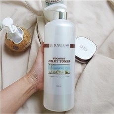 알엑스유 랩 코코넛 밀키 대용량 클렌징 1000ml, 1000nl, 1개, 1L