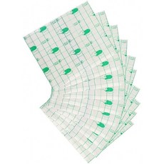 50pcs 방수 투명접착제 상처입은 테이프 고정자 고약고정 테이프 문신 애프터케어 붕대 ï¼10cmX12cmï, 단일옵션