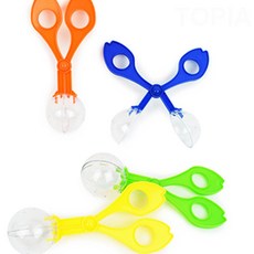 유토피아 곤충 채집 집게 14CM 가위 집게 채집기 나비 개구리 관찰 자연 생태 학습 채집채 노란색 곤충용품 집게가위 곤충집게가위 곤충집게대 곤충채집채 곤충채집도구 채집가위, 파랑