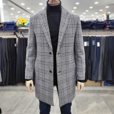 세르지오 멀티컬러 울혼방체크 코트SCTURMJ4291