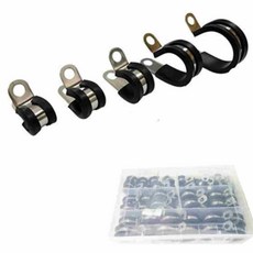 택배왔어요 새들 파이프 고정 클립 배관 부속 다용도 스탠U자 튜브 전선 케이블 고정, 100MM, 1개