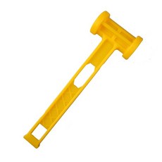 휴대용 다기능 야외 텐트 액세서리 야외 초경량 접지 망치 사진 프레임 망치 도구, [01] Yellow, 한개옵션1