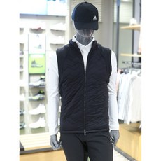 아디다스골프 체온을 조절하는 히트레디 기술로 편안한 플레이를 남성 블랙 패디드 베스트 HM7624BB