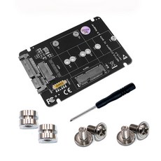 M2 NGFF/MSATA to SATA3 2-in-1 SSD 솔리드 스테이트 드라이브 2.5 인치 하드 드라이브 어댑터 편리한 변환 카드 액세서리