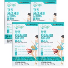 광동 차전자피 식이섬유 플러스 6g x 30포 4박스, 4개