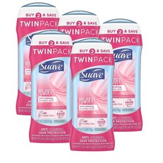 수아브 데오드란트 파우더 2입 Suave Antiperspirant Deodorant Powder, 5개, 74g