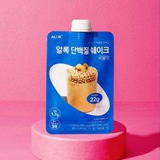 [식물성 단백질] 알록에그 단백질 쉐이크 곡물맛 45g X 7개입, 21개