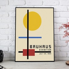 바우하우스 BAUHAUS 그림 브로마이드 포스터 액자, 01_바우하우스 1