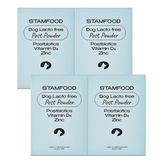  스탬푸드 도그 락토프리 포스트 파우더, 3+1개 